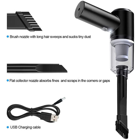 Wireless Handheld Vacuum Cleaner -120W USB Rechargeable | Storenzo