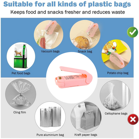 Mini Plastic Bag Sealer - Portable Heat Sealing Machine | FERVENT