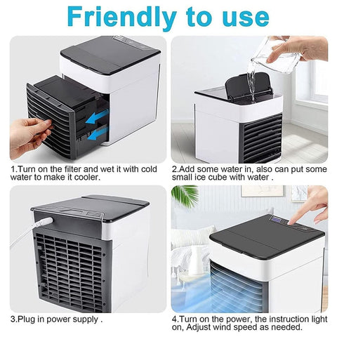 Mini Portable Air Cooler - Personal USB Cooling With LED | Airvanta