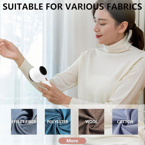 Rechargeable Fabric Lint Remover Gentle & Efficient Clothes Shaver