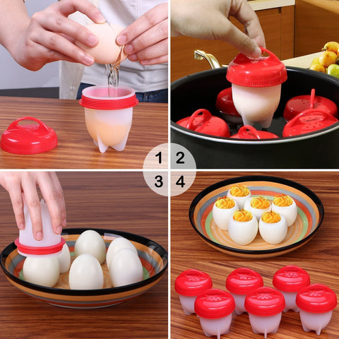Nonstick Egg Boiler Cooker - Perfect Shell-Free Eggs |
FirePot